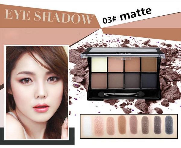 Brand Makeup Naked BASICS 8 Color Glitter Matte Eyeshadow