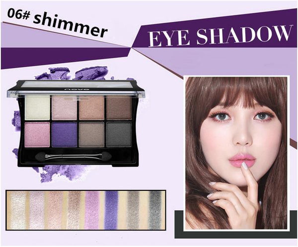 Brand Makeup Naked BASICS 8 Color Glitter Matte Eyeshadow