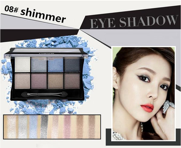 Brand Makeup Naked BASICS 8 Color Glitter Matte Eyeshadow