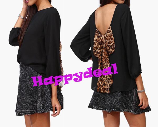 2017 Fashion Soild Color Chiffon Women Blouse