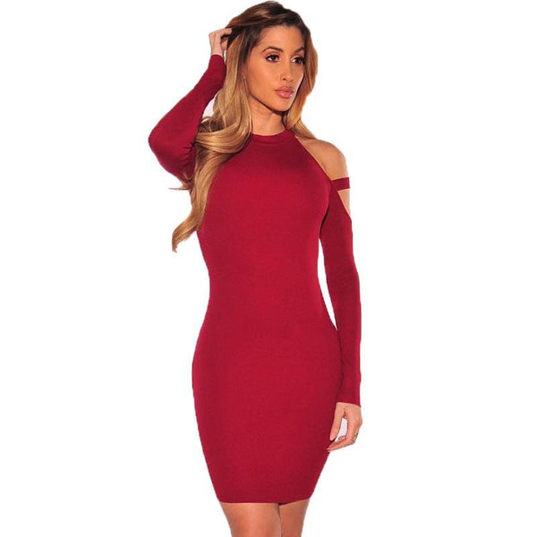 Sexy Off Shoulder Club Dress - Rushy