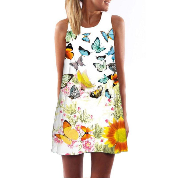 Fashion Women Summer Sexy Party Beach Dress