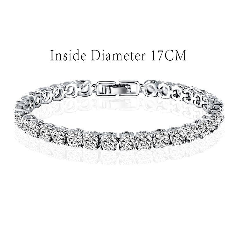 2017 Big Sale Round 0.5 Carat Cubic Zirconia Bracelet