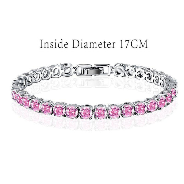 2017 Big Sale Round 0.5 Carat Cubic Zirconia Bracelet