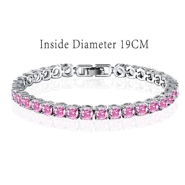 2017 Big Sale Round 0.5 Carat Cubic Zirconia Bracelet