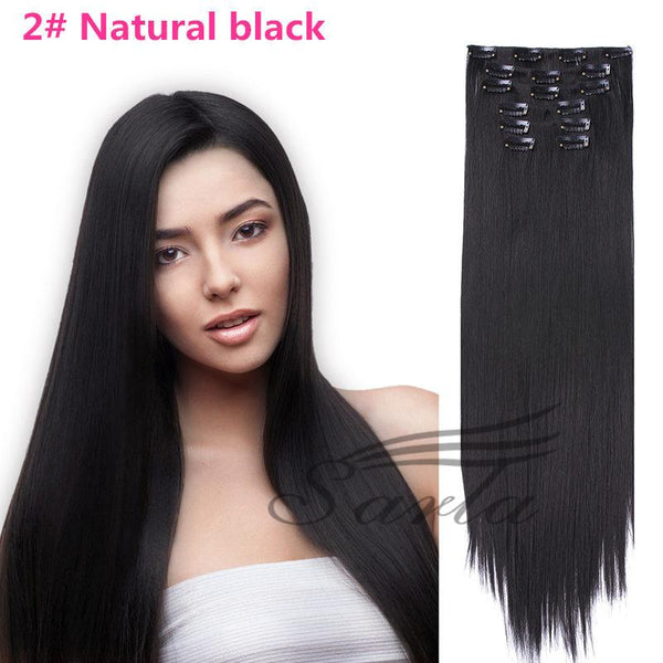 21 Colors 150g 22" 7pcs Clip In Hair Extensions
