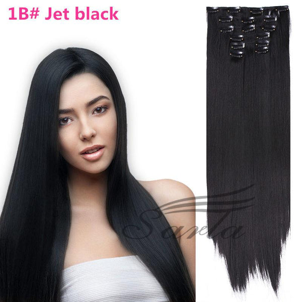 21 Colors 150g 22" 7pcs Clip In Hair Extensions