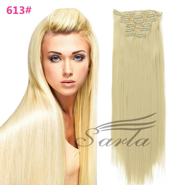 21 Colors 150g 22" 7pcs Clip In Hair Extensions