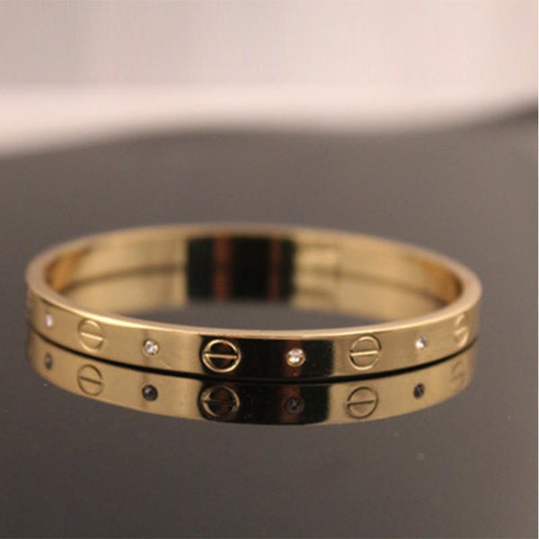 2017 Trendy Rose Gold Silver Bracelet for Women
