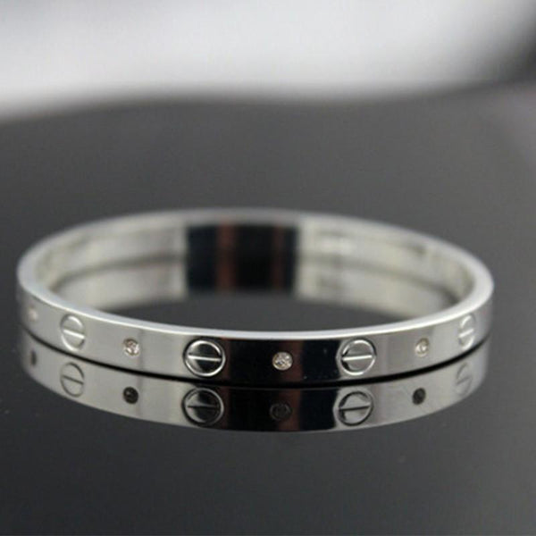 2017 Trendy Rose Gold Silver Bracelet for Women
