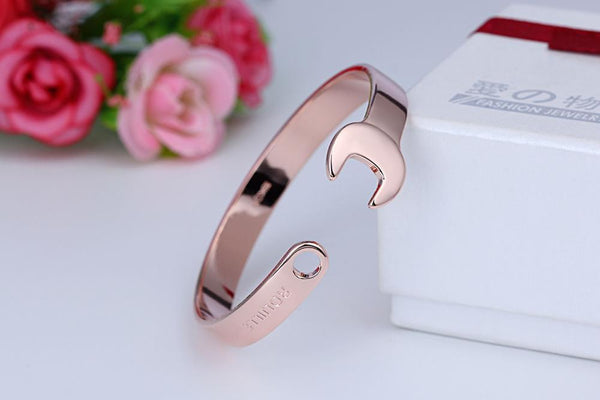 Trendy Rose Gold/Silver Lover Bracelet