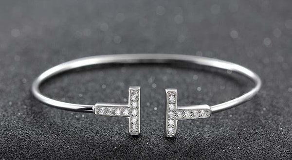 Trendy Rose Gold/Silver Lover Bracelet
