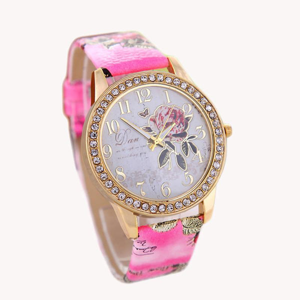 2016 Hot Sale Peony Pattern Watches - Rushy