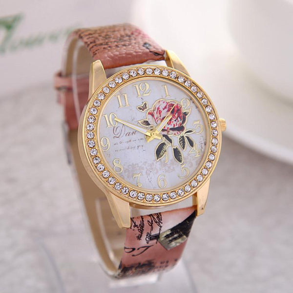2016 Hot Sale Peony Pattern Watches - Rushy