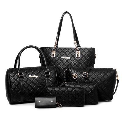 Plaid Women's Casual Shoulder Bags 6 pcs/set - Rushy