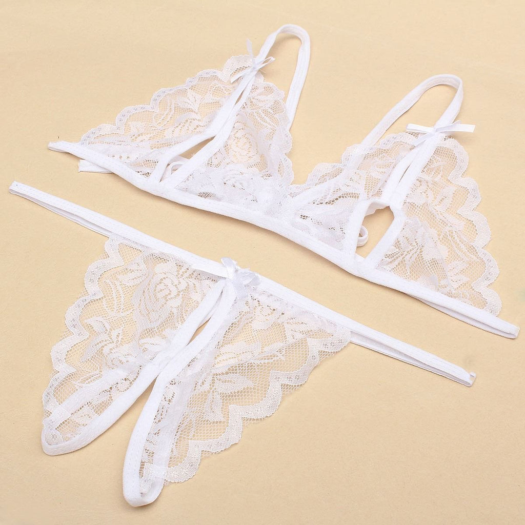 Sexy Women Floral Lace Hollow out Lingerie