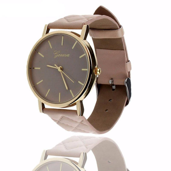Geneva Leather Quartz Watch by Marcello