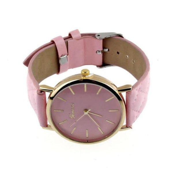 Geneva Leather Quartz Watch by Marcello