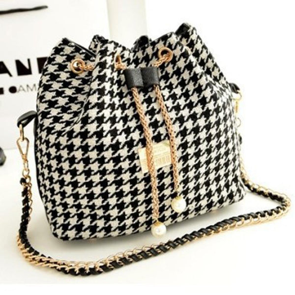 Bohemia Canvas Bucket Shoulder Handbag Women