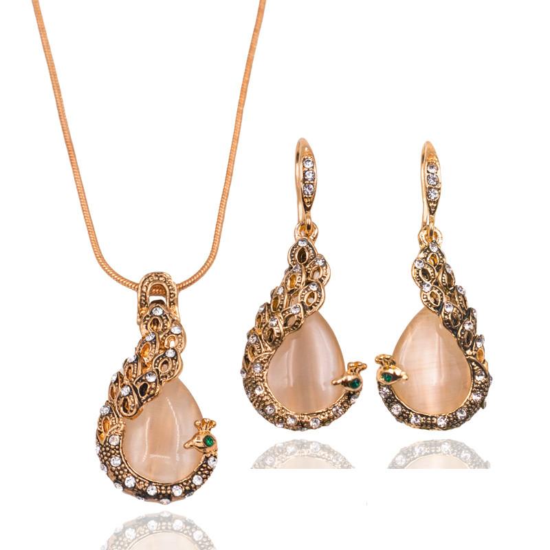 Fine Austrian Crystal opal jewelry Sets