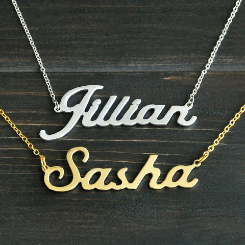 Custom Name Necklace - Alison Font