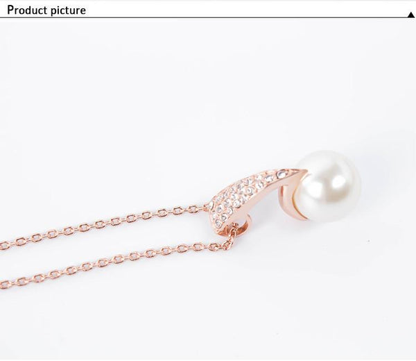 Fashion Necklace Earring Set Gold Plated