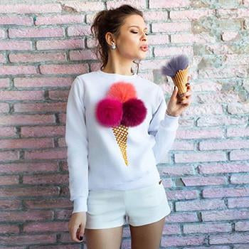 2017 New Women Cherry Ball blouse