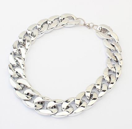 three colors simple joker chain neckless hand made - Rushy