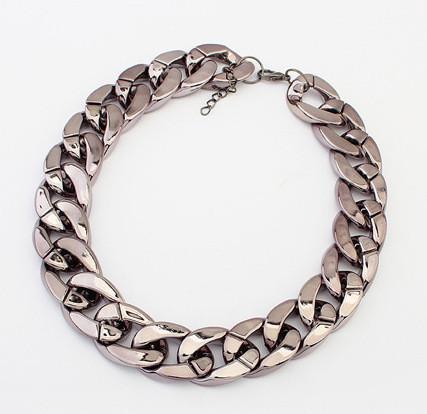 three colors simple joker chain neckless hand made - Rushy