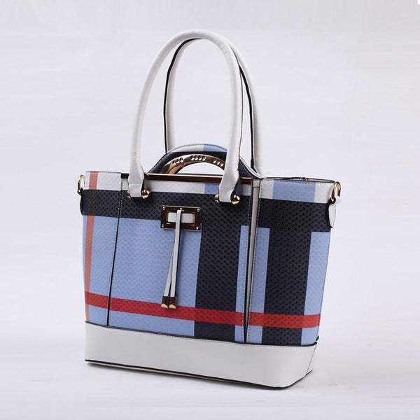 English Style Jacquard Borsa PU Bag