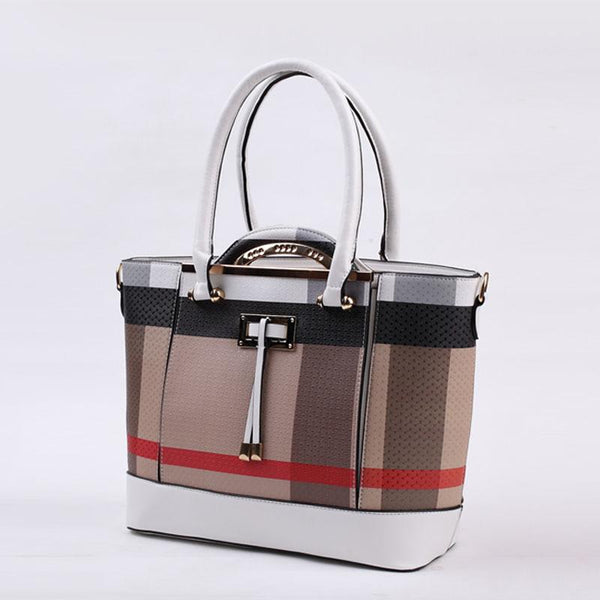 English Style Jacquard Borsa PU Bag