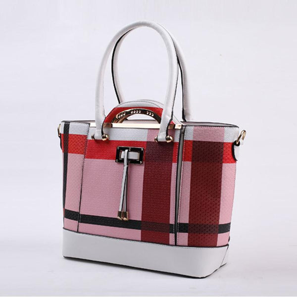 English Style Jacquard Borsa PU Bag