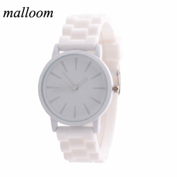 Malloom Montre Femme Silicone Watch - Unisex