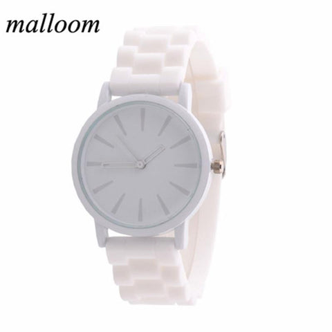 Malloom Montre Femme Silicone Watch - Unisex
