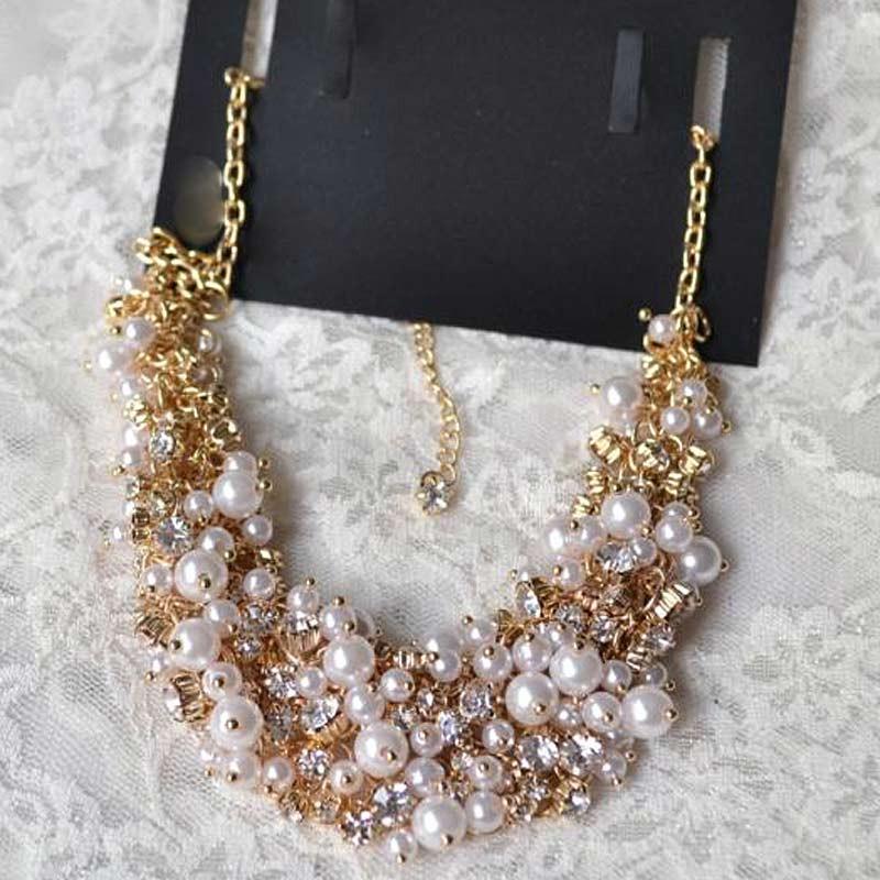 Elegant Imitation Pearls Necklace