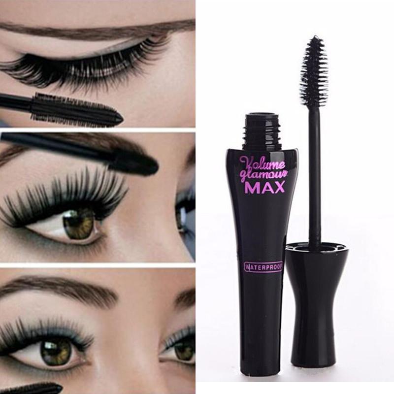 brand Black Mascara Volume Eyelash Extension Long Fiber Makeup Cosmetic Mascara