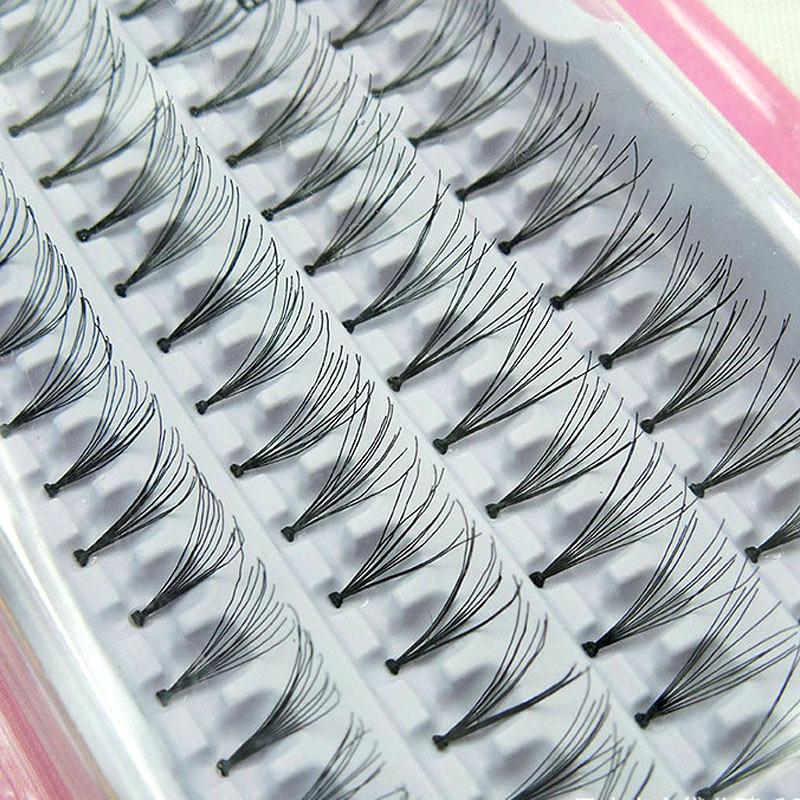 120PCS Individual Lashe Black False Eyelash