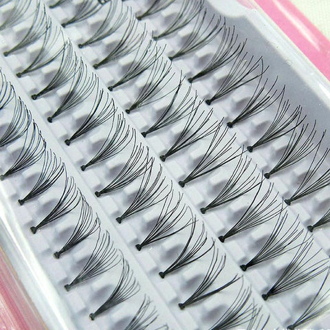 120PCS Individual Lashe Black False Eyelash