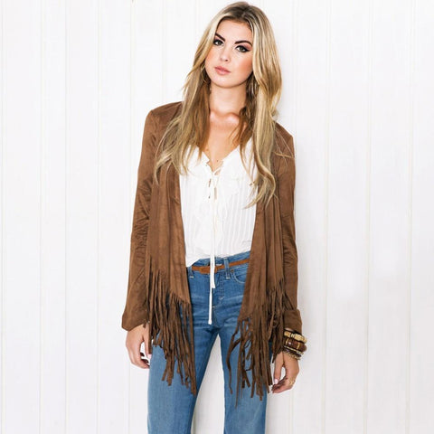 Autumn New Fashion Fringed Cardigan