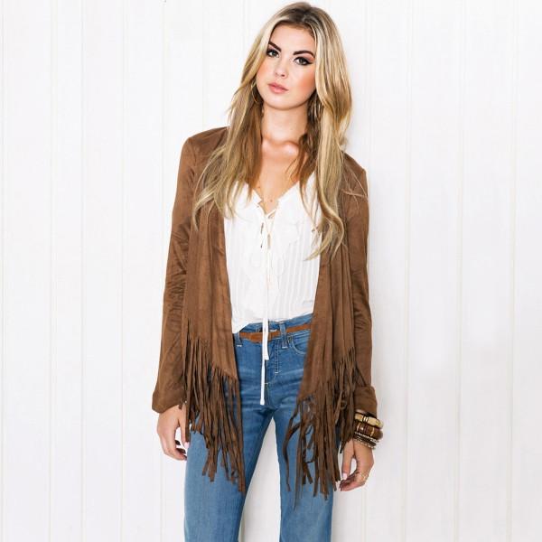 Autumn New Fashion Fringed Cardigan