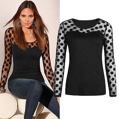 autumn winter Sexy Women's Fashion Long Sleeve Tops