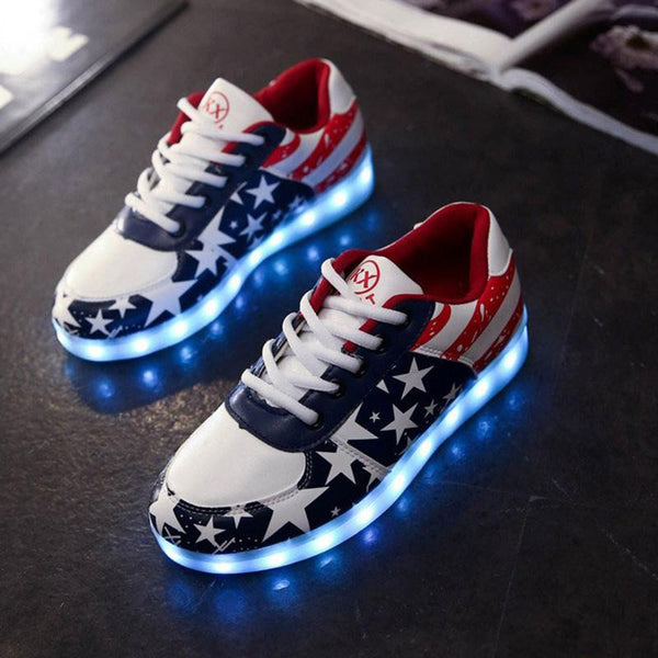 2017 Women LED Glowing Fashion Shoes