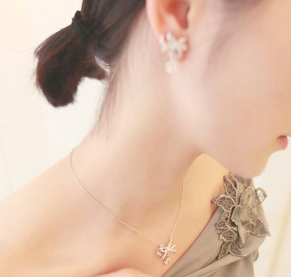 Diamond Choker Butterfly Women Necklace