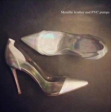 Fashion Women White Transperant  High Heels