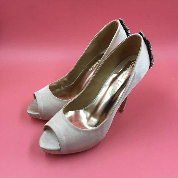 Royal Blue Satin High Heel