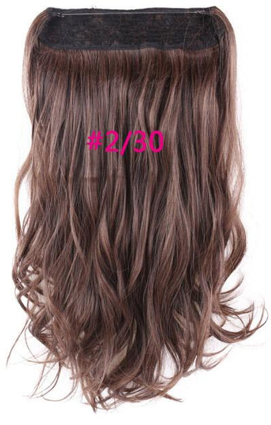 20'' Multi Color Hair No Clips Hair Extension
