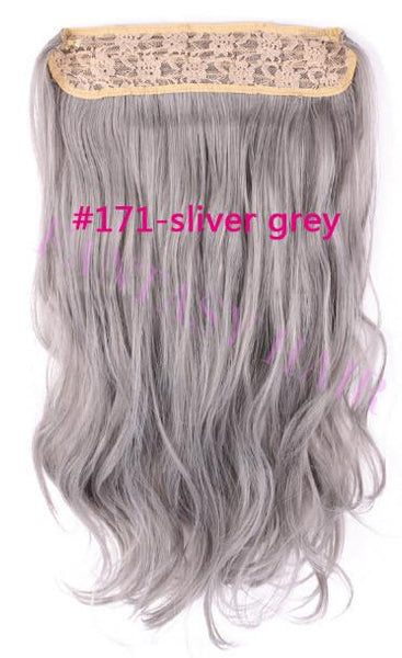 20'' Multi Color Hair No Clips Hair Extension