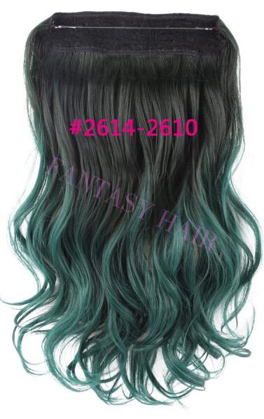 20'' Multi Color Hair No Clips Hair Extension