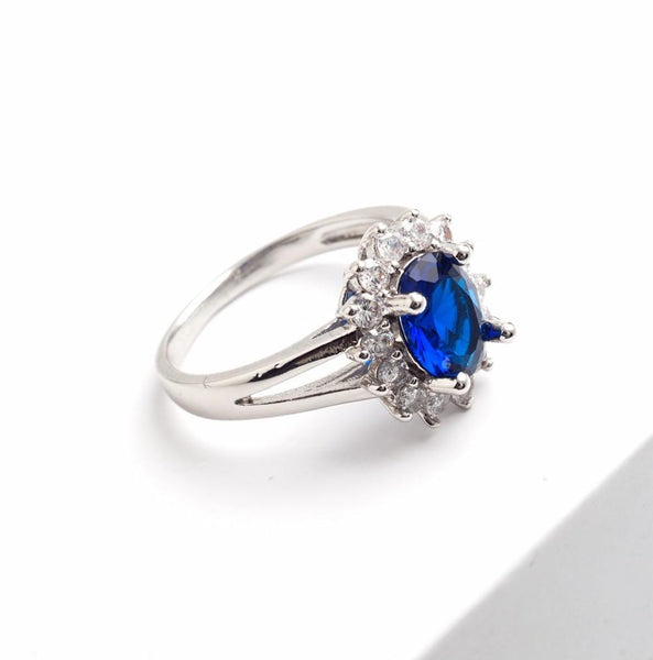 Top Quality White Gold Plated Princess Ring - Rushy