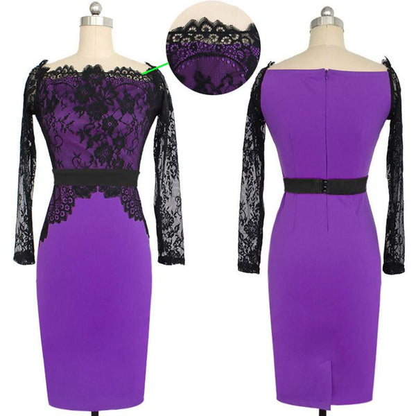 Vfemage Women Elegant Calssy Dress - Rushy